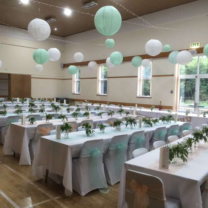 A wedding reception in the Main Hall