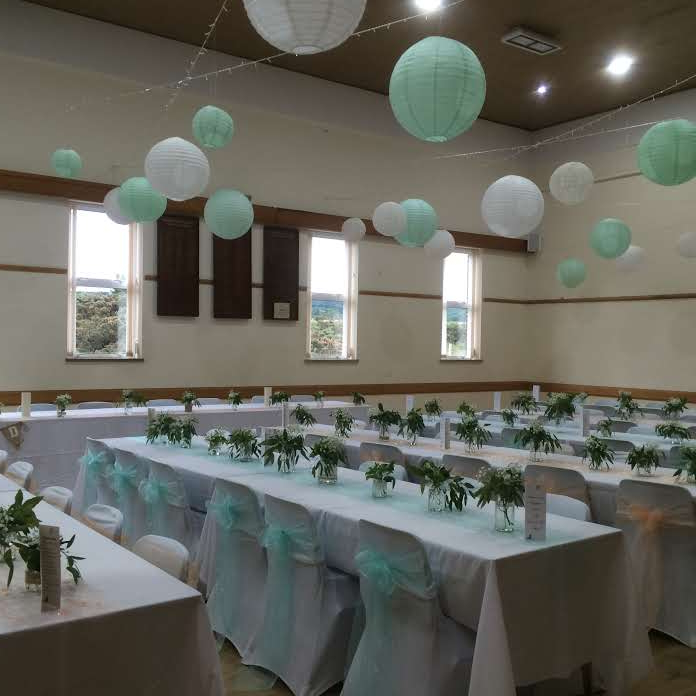 A wedding reception in the Main Hall